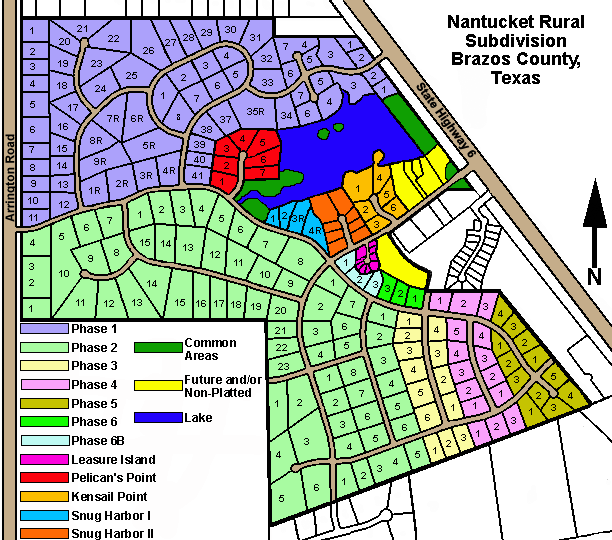 Nantucket Subdivision Map